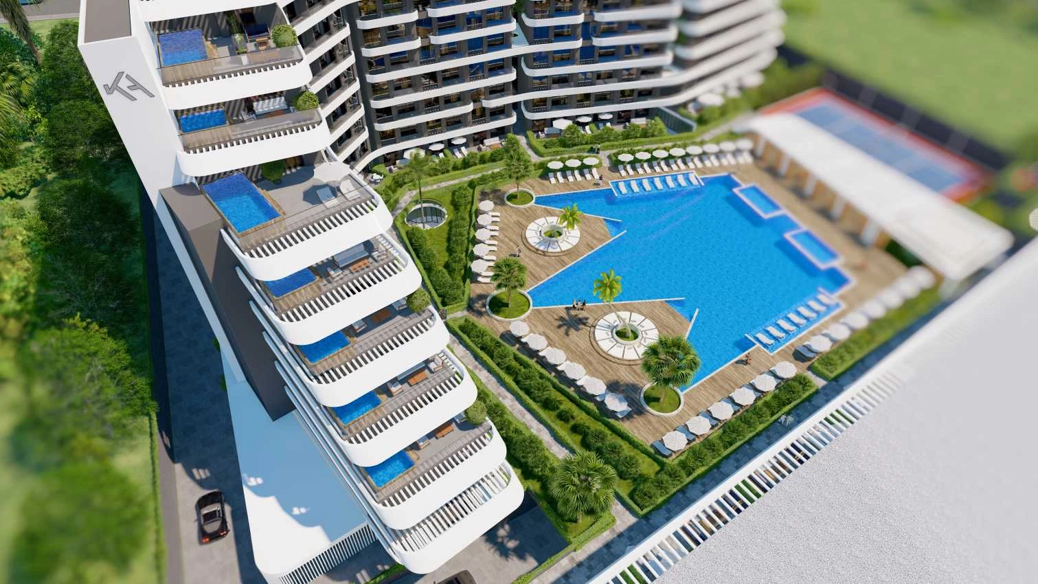 housebind Жилой комплекс класса люкс со всеми удобствами в популярном районе Алтынташ /Анталии